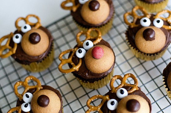 41 Ideias para decorar cupcakes este natal