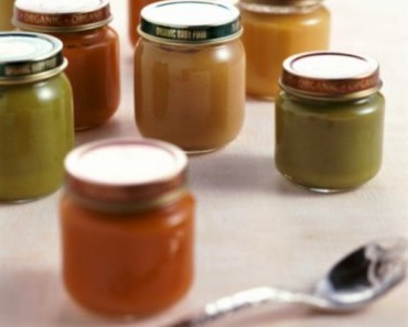Jars of Organic Baby Food