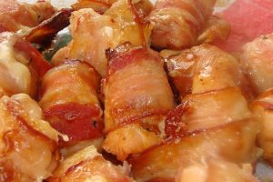 receita frango enrolado bacon molho delicioso 1